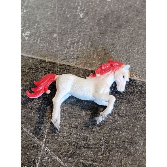 Unicorn pink‎ white mini mythical creature toy figure - Picture 4 of 5